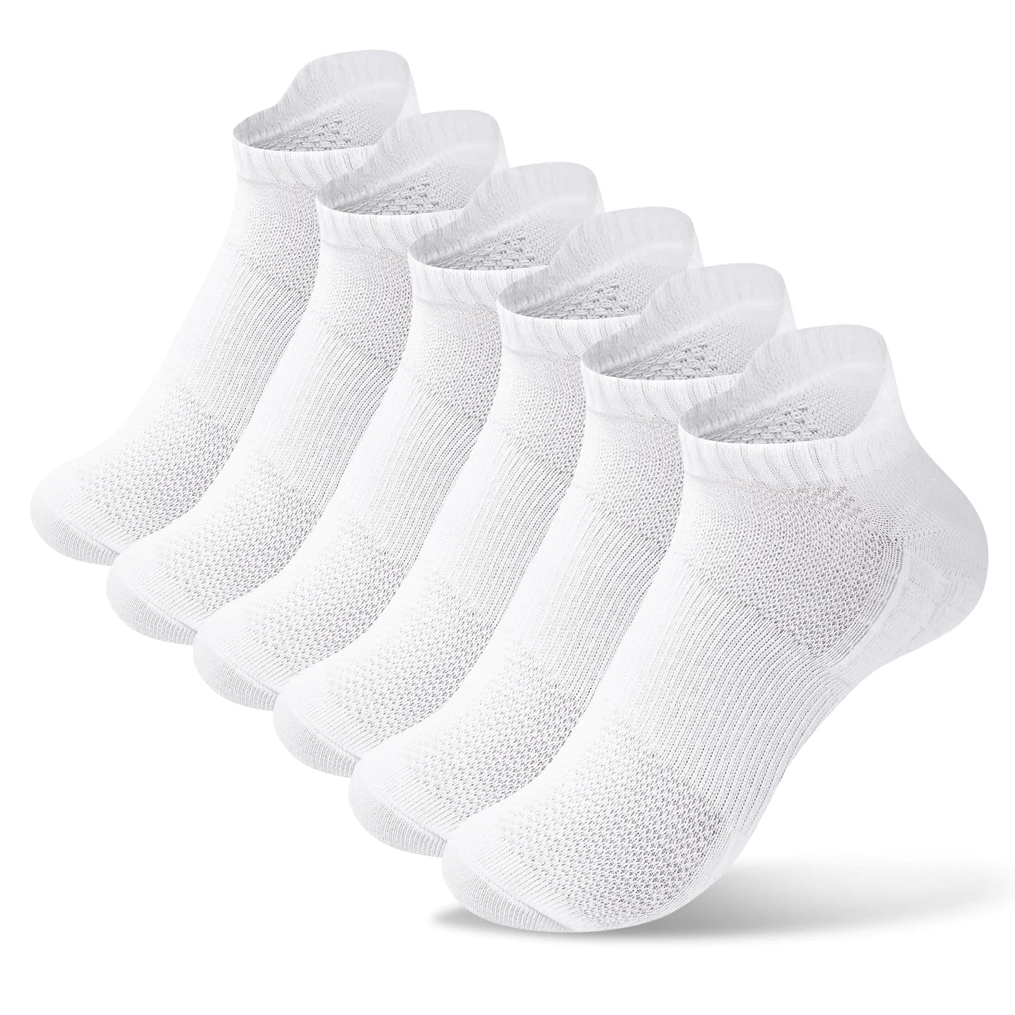 White Ankle Socks for Women Running Socks Athletic No Show Socks for Women Ankle Socks